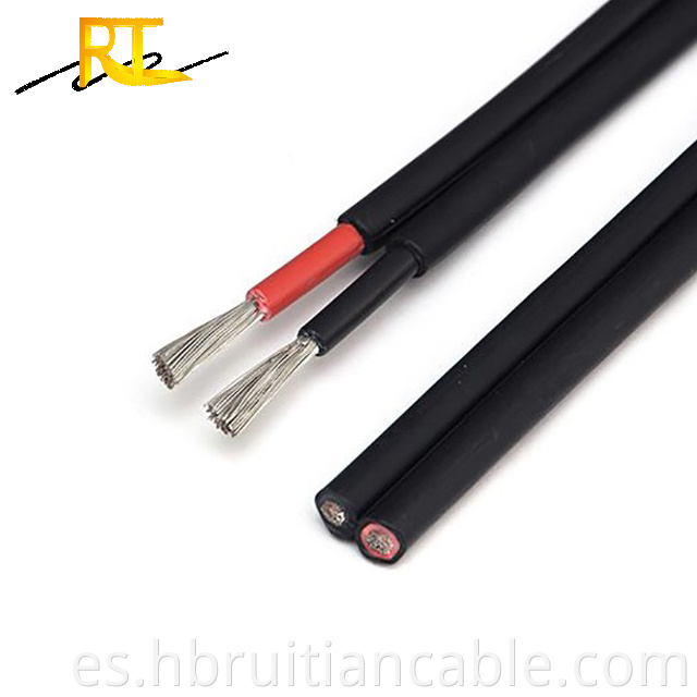 PVF11-F PV Cable solar estándar/4 mm/6 mm/10 mm/16 mm Conductor de cobre con estate Jacket XLPE Cables de CC para Solar 1500V